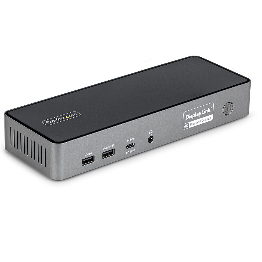 Station d'accueil PC portable StarTech.com Station Accueil USB-C Triple Ecran