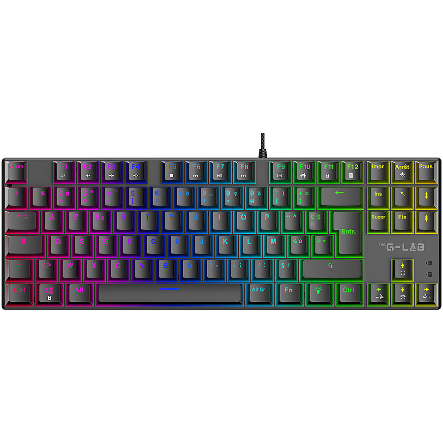 Clavier PC The G-Lab Keyz Mercury EX - Noir