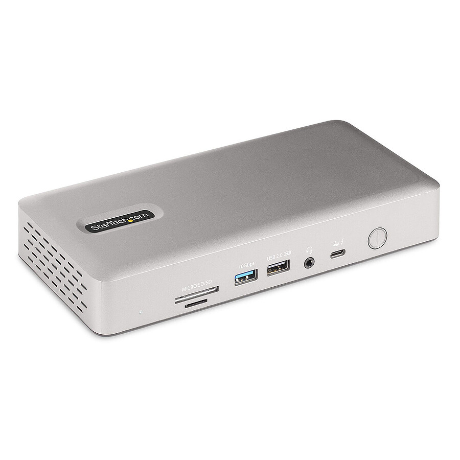 Station d'accueil PC portable StarTech.com Station d'accueil Thunderbolt 4 quadruple affichage 4K 60 Hz - Power Delivery 98 W