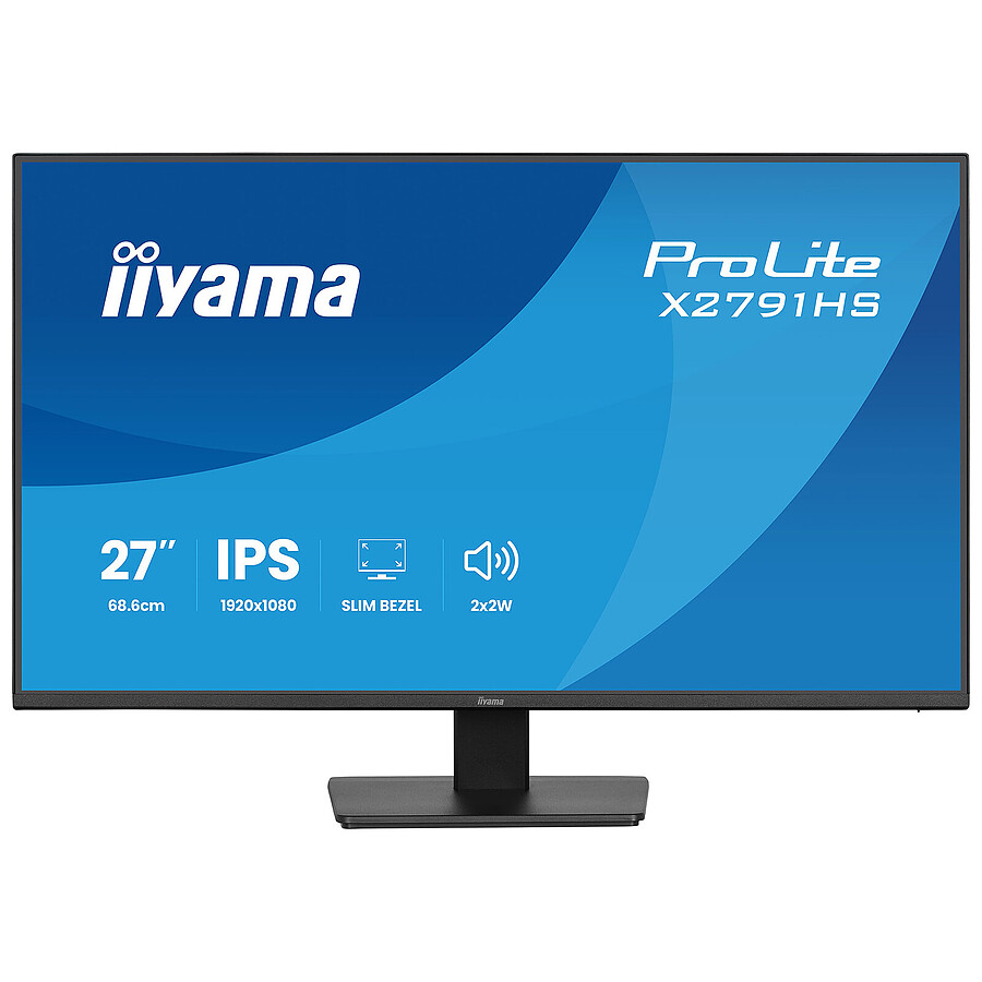 Écran PC iiyama 27" LED - ProLite X2791HS-B1