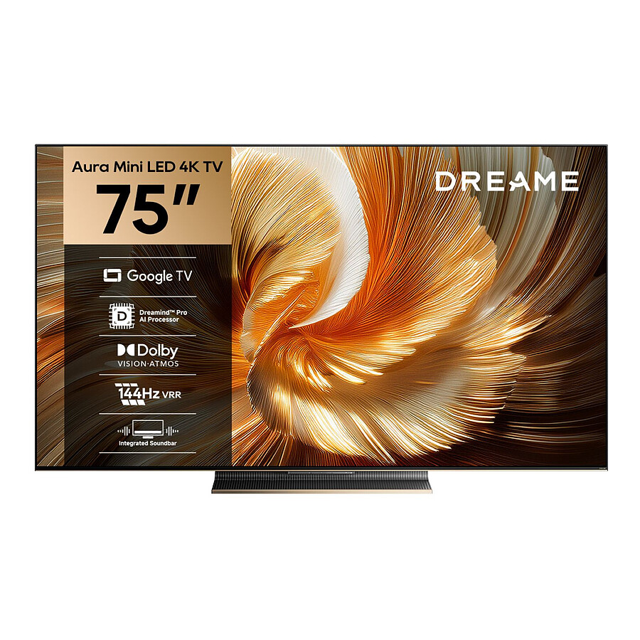 TV Dreame 75S100 - TV 4K UHD HDR - 189 cm  