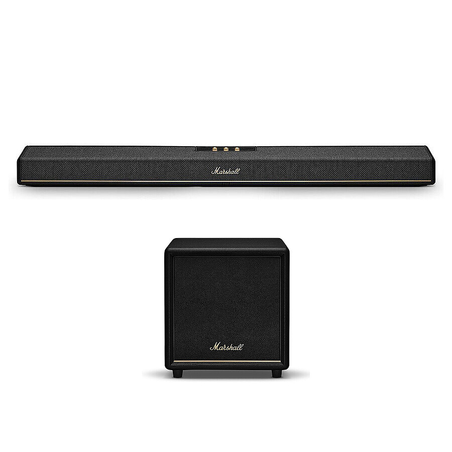 Barre de son Marshall Heston 120 + Heston Sub 200 (Noir)