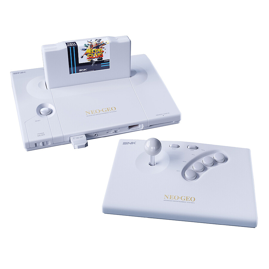 Console rétrogaming SNK NEO-GEO AES+ Anniversary Edition - Blanc