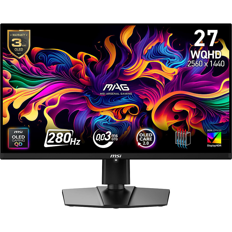 Écran PC MSI  MAG 271QP QD-OLED X28