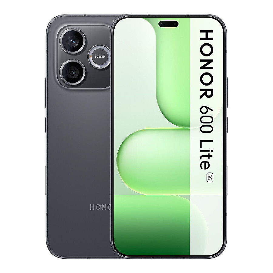 Smartphone Honor 600 Lite 5G Noir -  256 Go - 8 Go