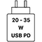 20 - 35 W